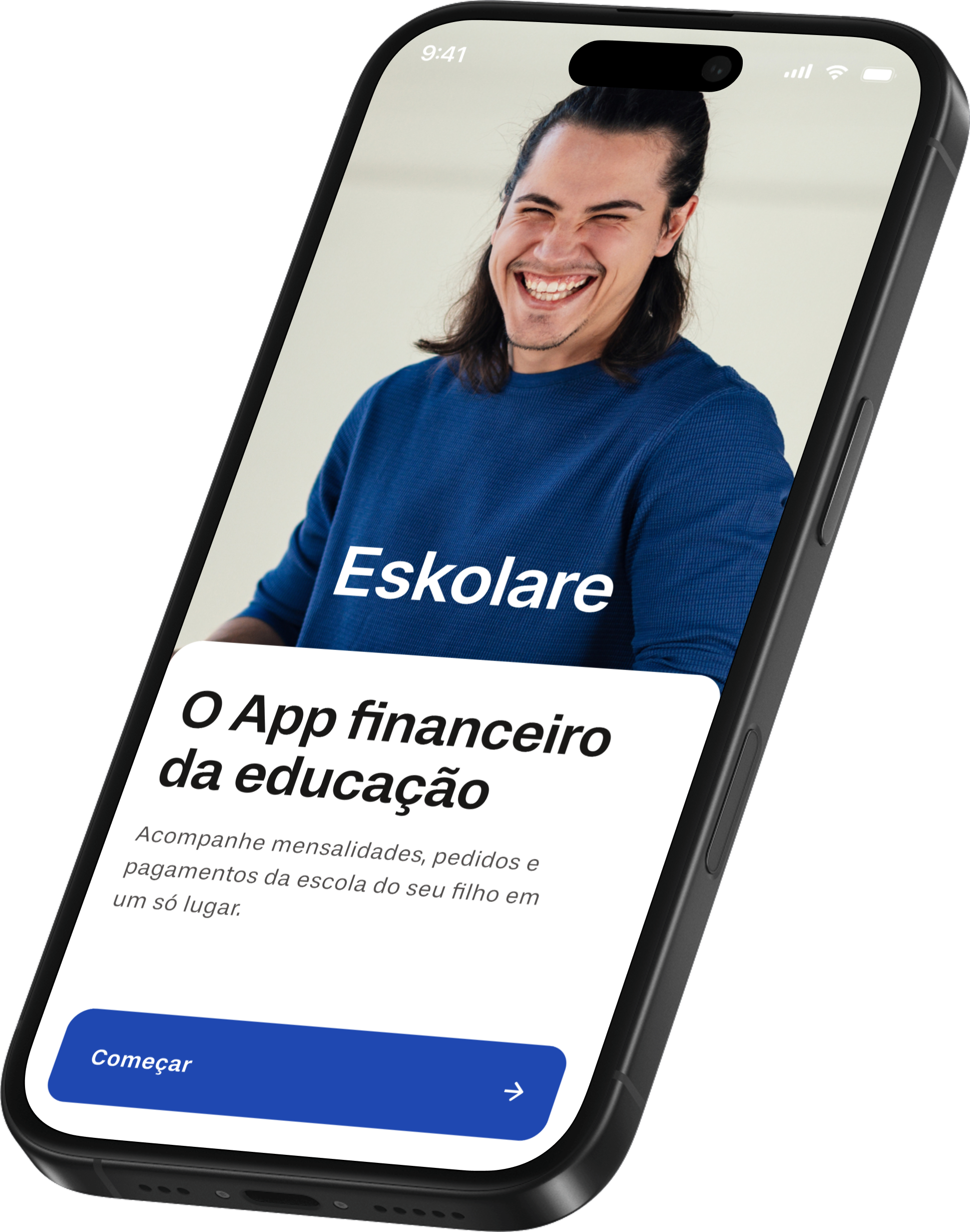 App Eskolare — tela de login